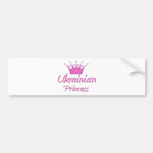 princesse ukrainienne autocollants pour voiture