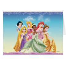 Princesses 10 de Disney Carte De Vœux
