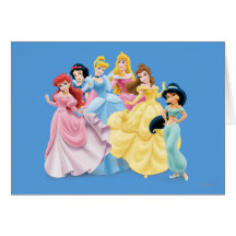 Princesses 7 de Disney Cartes De Vœux