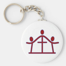 Princetown Church Keychain