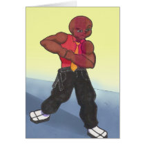 Principal Barrett Anime Art Gallery Character Greeting Cards
