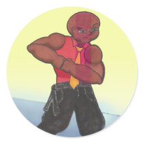 Principal Barrett Anime Art Gallery Character Stickers
