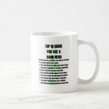 Principal nerd 10 de bande tasse