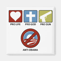 Princples Against Obama Fridge Magnets