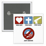 Princples Against Obama Pin