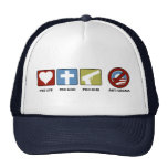 Princples contre Obama Casquettes De Camionneur