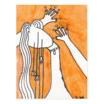 Print 17 All Tangled Up By Self Deception Post Card