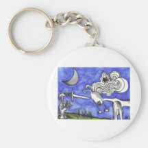 Print 18 Death by Knife Hammered Into Face Keychain