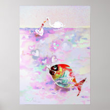 Print "Bubble Love" - by Miki