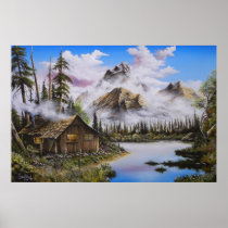 Print Summer Solitude Oil Painting
