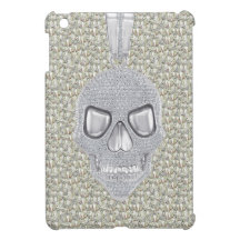 Printed Gothic Skull Diamonds Ornament