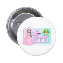 Prinzessin Emma 2 Anstecknadelbuttons