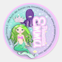 Prinzessin Emma 2 rund Runde Sticker
