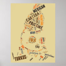 PRISARTS TAGS CROWN AND SKULL POSTER