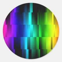 Prism Fractions Stickers