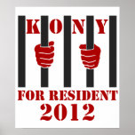 Prison de Joseph Kony d'arrêt de Kony 2012 Poster