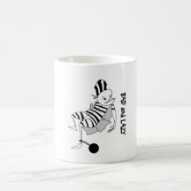 prison funny cartoon lazy prisoner illustration coffee mugs