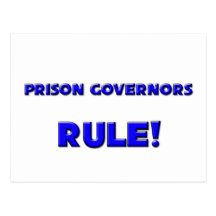 Prison Governors Rule! Postcard