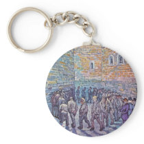 Prisoners Exercising (After Doré) Keychains