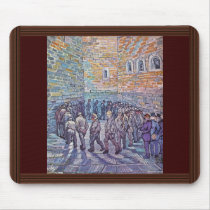 Prisoners Exercising (After Doré) Mouse Pad