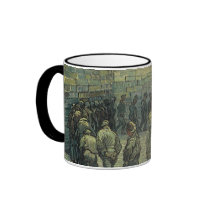 Prisoners Exercising by Vincent van Gogh Mugs