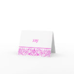 Pristine Pink Stationary and Thank You Cards