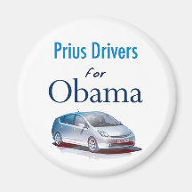 Prius Drivers for Obama Magnet