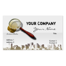 Private Investigator Business Card Template
