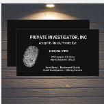 Private Investigator Business Cards business cards