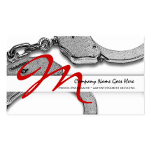 Private Investigator law detective enforcement Business Card Templates