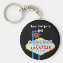 Private Las Vegas Super Bowl Party Key Chains