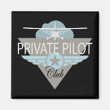 Private Pilot Club Fridge Magnet