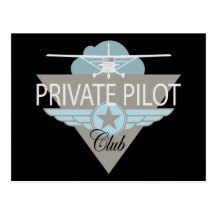 Private Pilot Club Post Cards