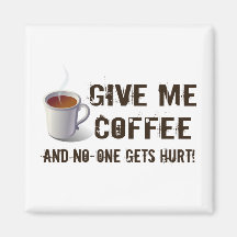 Privation de Caffein Magnets Pour Réfrigérateur