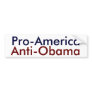 Pro-America, Anti-Obama Bumper Sticker