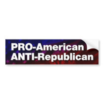 Pro-American, anti-Republican Bumper Stickers