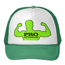 Pro Bodybuilder Green Hat hats