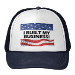 Pro-Capitalism, I Built My Business, Anti-Obama Mesh Hats
