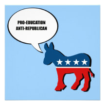 Pro-Éducation Anti-Républicaine Cartons D'invitation