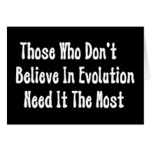 Pro-Evolution Greeting Card