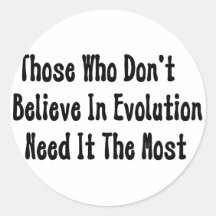 Pro-Evolution Round Sticker