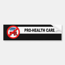 PRO-HEALTH CARE BUMPER STICKER