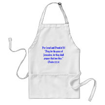 Pro-Israel and Proud of It! Aprons