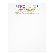 Pro-Life American Letterhead Template