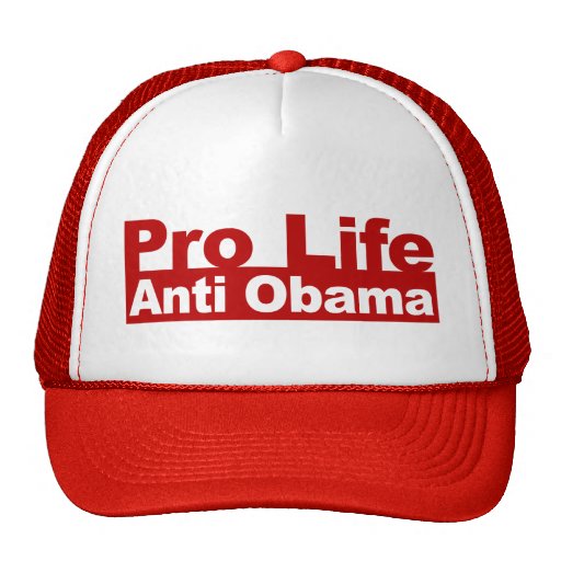 Pro Life Anti Obama Hats