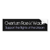 Pro-Life Bumper Sticker
