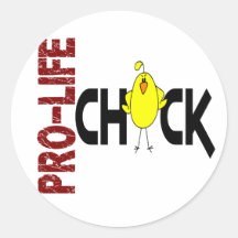 Pro-Life Chick 1 Stickers