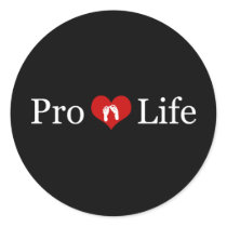 Pro-Life Heart and Baby Feet Stickers