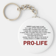 Pro-Life Keychain