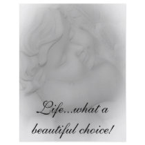 Pro-Life sleeping cherub baby angel flyer
